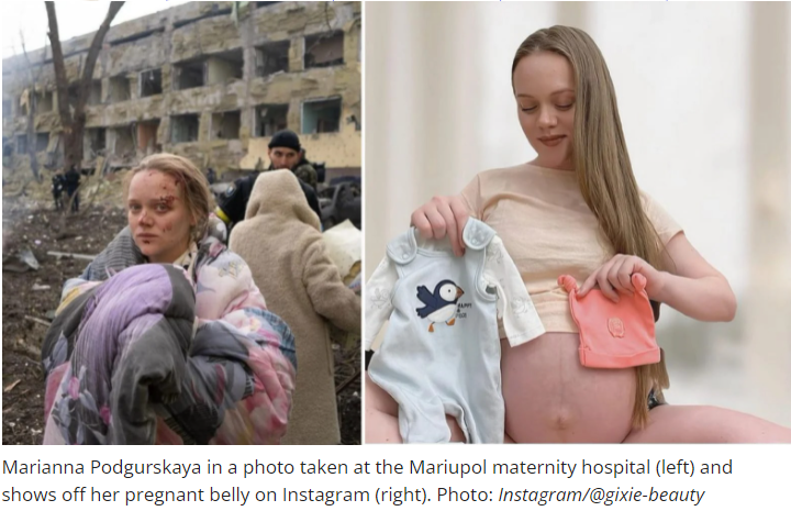 Angriff Mariupol Kinderspital schwangere frau
