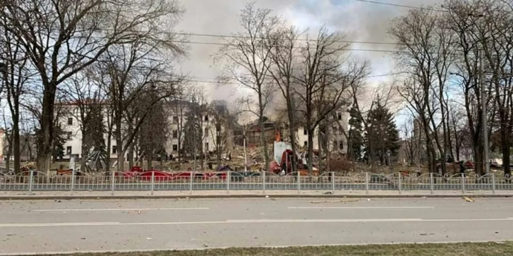 Mariupol Theater bombardierung